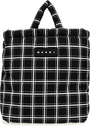 Patterned Nylon Shopping Bag