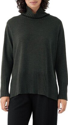 Wool Turtleneck Sweater-AN