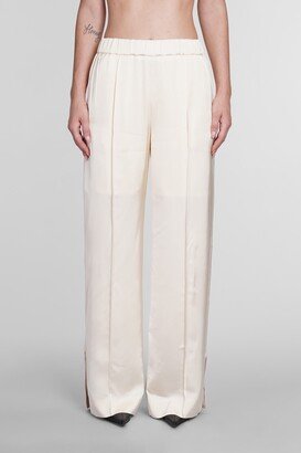 Pants In Beige Viscose