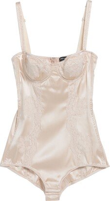 Lingerie Bodysuit Beige-AA