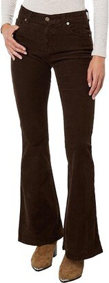 Angeline Mid-Rise Flare in Sulfur Bitter Chocolate (Sulfur Bitter Chocolate) Women's Jeans