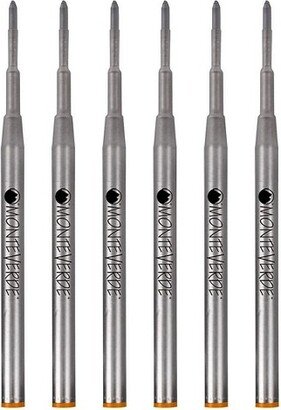 Monteverde Medium Ballpoint Refill For Montblanc Ballpoint Pens 6/Pack Brown M133BN