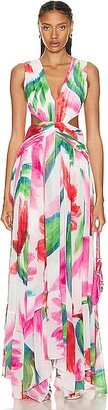 Allegro Cut-out Maxi Dress in Pink