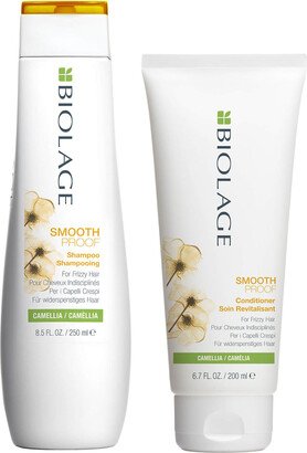 SmoothProof Shampoo (250ml) and Conditioner (200ml) Duo Set for Frizzy Hair