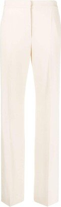 High-Rise Straight-Leg Trousers-AA