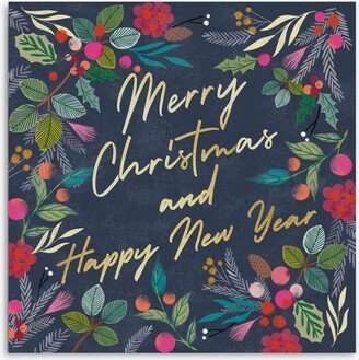 Laura Darrington Design Colourful Foliage Christmas Card