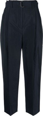 Belted High-Waisted Trousers-AB