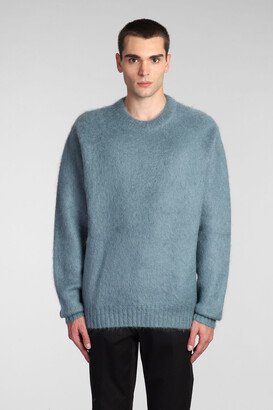 Knitwear In Petroleum Wool