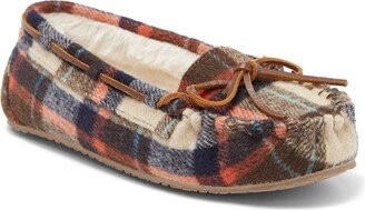 Trapper Plaid Faux Fur Lined Slipper