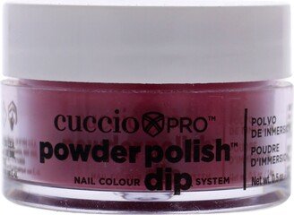 Pro Powder Polish Nail Colour Dip System - Fuchsia With Rainbow Mica by Cuccio Colour for Women - 0.5 oz Nail Powder