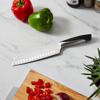 Dunelm Professional Santoku Knife 17cm Black