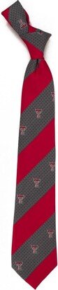 Eagles Wings Men's Texas Tech Red Raiders Geo Stripe Tie