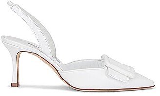 Maysli 70 Nappa Slingback in White