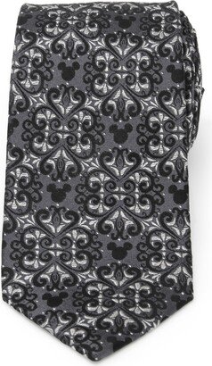 x Disney Mickey Mouse Damask Tile Silk Tie