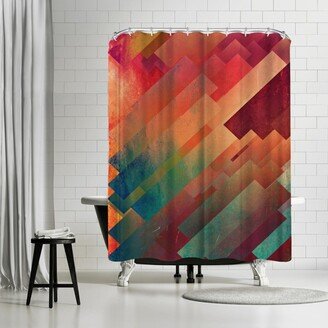 71 x 74 Shower Curtain, Slyb Ynvyrtz 1 by Spires