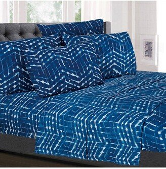 Printed Queen 6-Pc Sheet Set