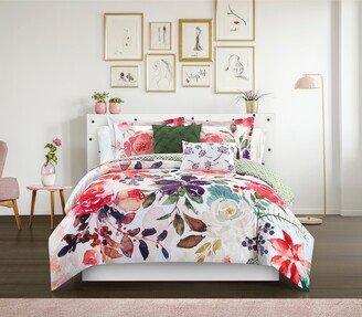 Philena 5 Piece Floral Comforter Set