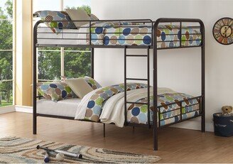 CDecor Clancy Full Over Full Bunk Bed with Reversible Front Ladder