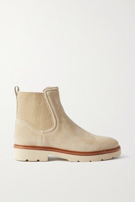 Rue Suede Chelsea Boots - Neutrals