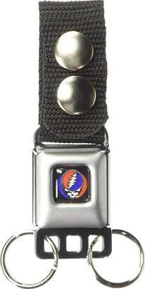 Buckle-Down Men's Keychain-Grateful Dead, Multicolor, One Size (Multicolor) Charms Bracelet