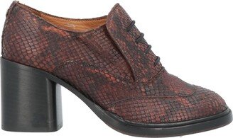 Lace-up Shoes Dark Brown-AL