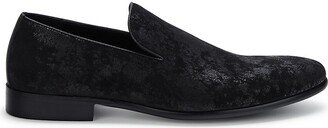 Saks Fifth Avenue Made in Italy Saks Fifth Avenue Men's Noah Textured Smoking Slippers