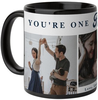 Mugs: Retro Awesome Mug, Black, 11Oz, Blue