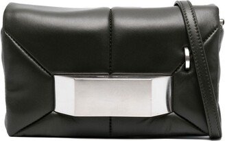 Griffin quilted leather crossbody bag