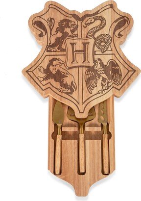 Harry Potter Hogwarts Crest Charcuterie Board with Tools