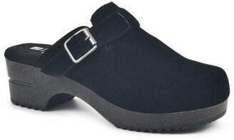 Women's Behold Clogs - Black, Suede