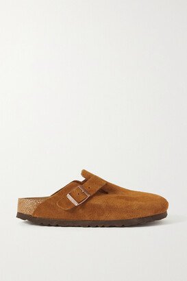 Boston Suede Clogs - Brown-AA