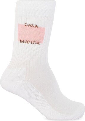 Logo Casa Embroidered Socks