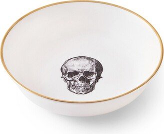Melody Rose London Skull Bone China Soup/Cereal Bowl 17Cm
