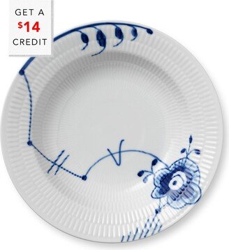 8.25In Blue Fluted Mega Rim Soup Bowl With $14 Credit