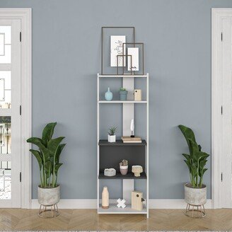 Ada Home Decor Abis Wide Modern Bookcase