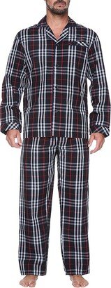 Residence 2-Piece Relaxed Fit Plaid Pajama Set