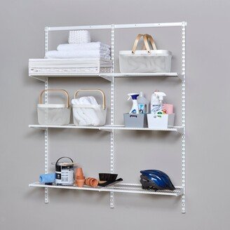 Elfa 2 Bay 6 Shelf Starter Kit 60x30cm White