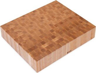 Large Maple Wood Cutting Board for Kitchen 30 x 24 Inches, 6 Inches Thick Non-Reversible Charcuterie End Grain Boos Block with Oil Finish