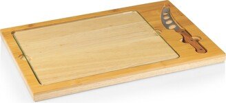 Toscana by Icon Glass Top Cutting Board & Knife Set