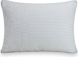 Laos Lily Standard Sham - Gray