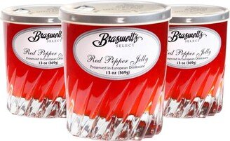 Braswell's Select Red Pepper Jelly 13 oz (3 Pack)