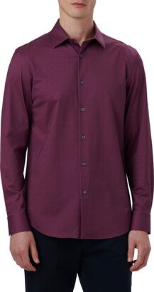 OoohCotton® Stripe Button-Up Shirt