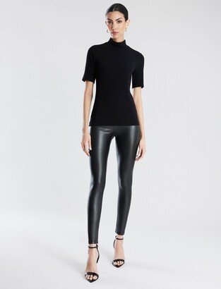 Faux Leather Legging