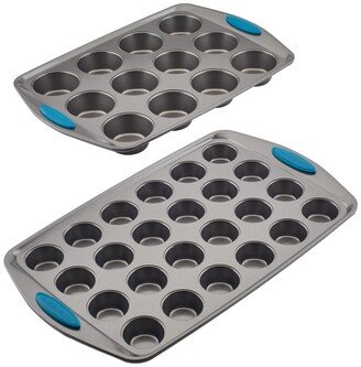 Yum-o! Nonstick 2-Pc. Bakeware Mini Muffin and Cupcake Pan Set