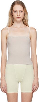 Taupe New Vintage Straight Neck Camisole