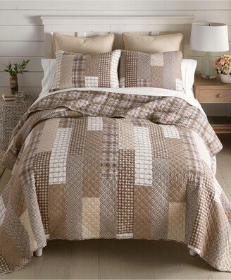 Highland Plaid Reversible 3-Piece Quilt Set, King