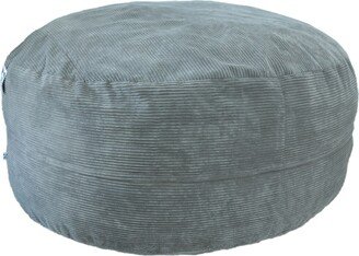 Sealy Kade Courduroy Medium Memory Foam Grey Bean Bag