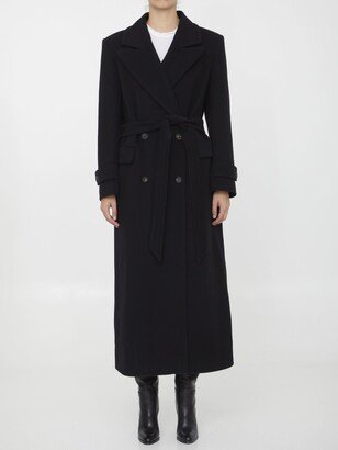 Long Coat In Wool-AC