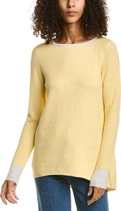 High-Low Cashmere Sweater-AA