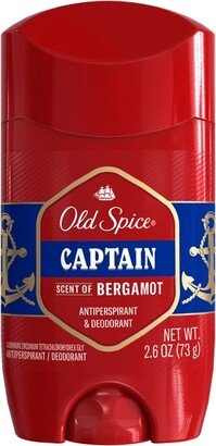 Red Collection Captain Scent Invisible Solid Anti-Perspirant and Deodorant for Men - 2.6oz